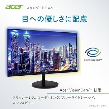 Amazon.co.jp: Acer モニター 27インチ 4K UHD 10億7000万色 広
